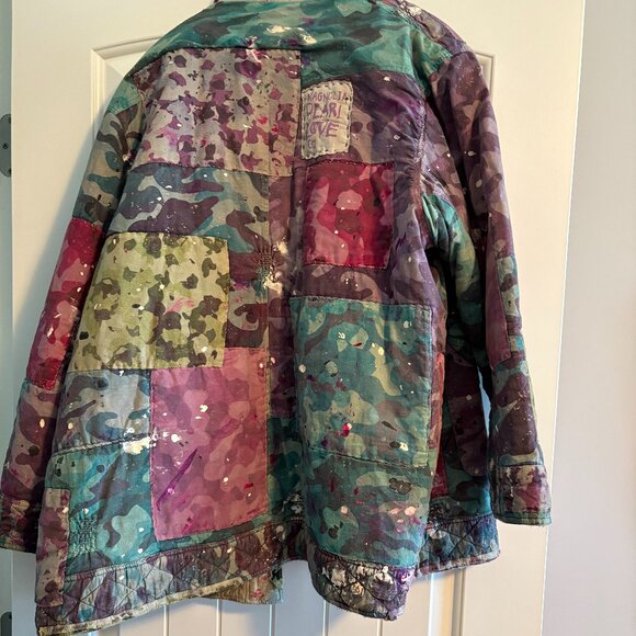 Magnolia Pearl Patchwork Puff Jacket #1068   RARE - NWOT - Picture 11 of 16